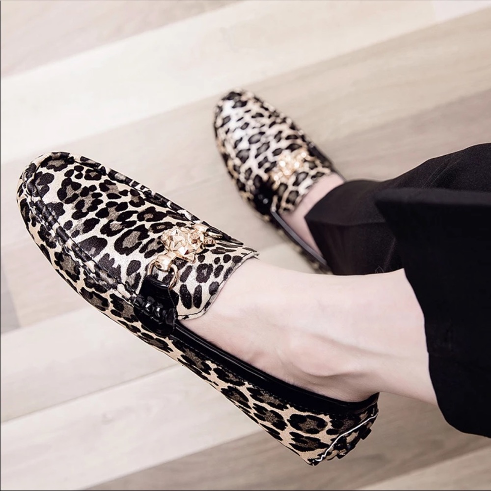 Leopard Print Loafers - New Without Box - image 2